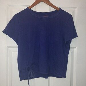 Aerie Cropped Tie Top